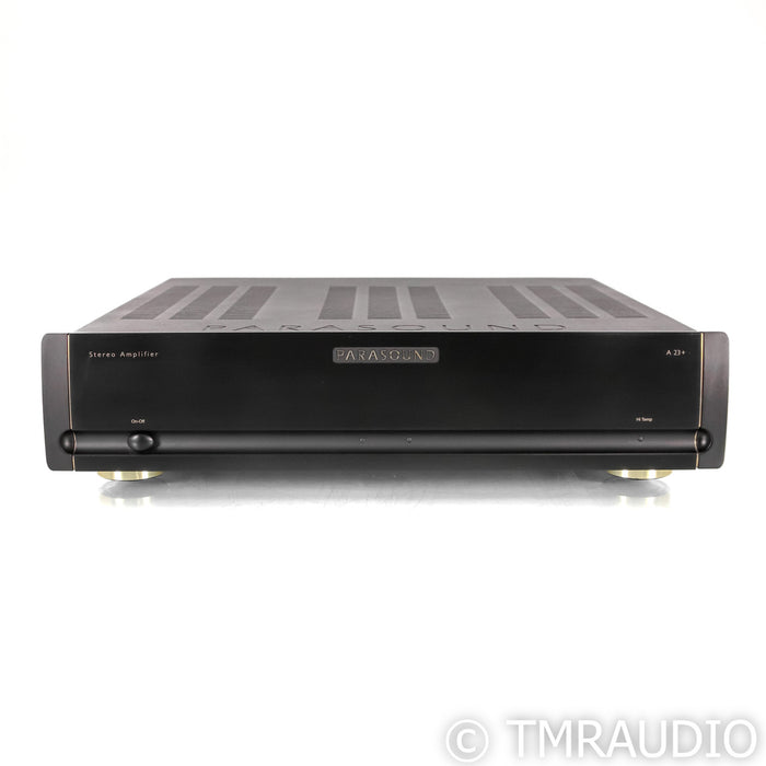 Parasound A 23+ Stereo Power Amplifier; Black