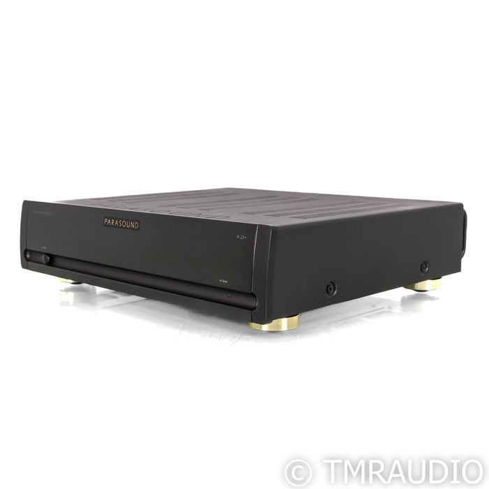 Parasound A 23+ Stereo Power Amplifier; Black