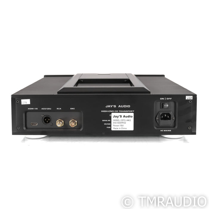 Jay's Audio CDT2 MkIII CD Transport; Black