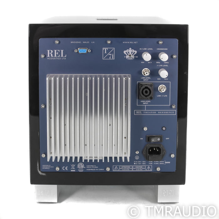 REL T7i 10" Powered Subwoofer; Black