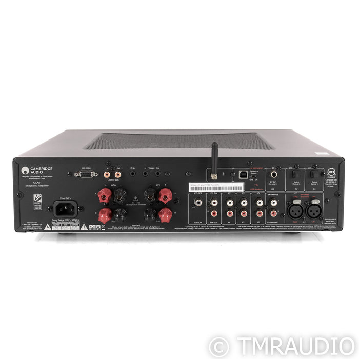 Cambridge Audio CXA81 Stereo Integrated Amplifier; Bluetooth; USB; Gray