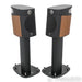 Focal Sopra No. 1 Bookshelf Speakers; Dogato Walnut Pair with Stands