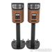 Focal Sopra No. 1 Bookshelf Speakers; Dogato Walnut Pair with Stands
