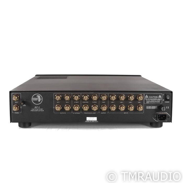 Rogue Audio RP-5 Stereo Tube Hybrid Preamplifier; MM / MC Phono; Black