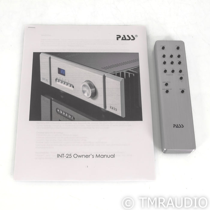 Pass Labs INT-25 Stereo Integrated Amplifier; INT25; Silver
