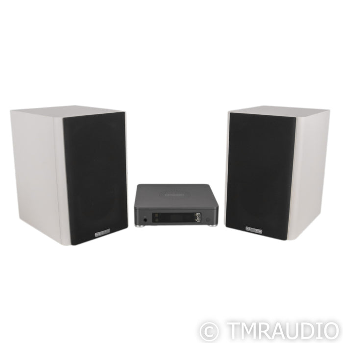 Mission LX Connect Powered Wireless Bookshelf Speakers; Hub; White Pair
