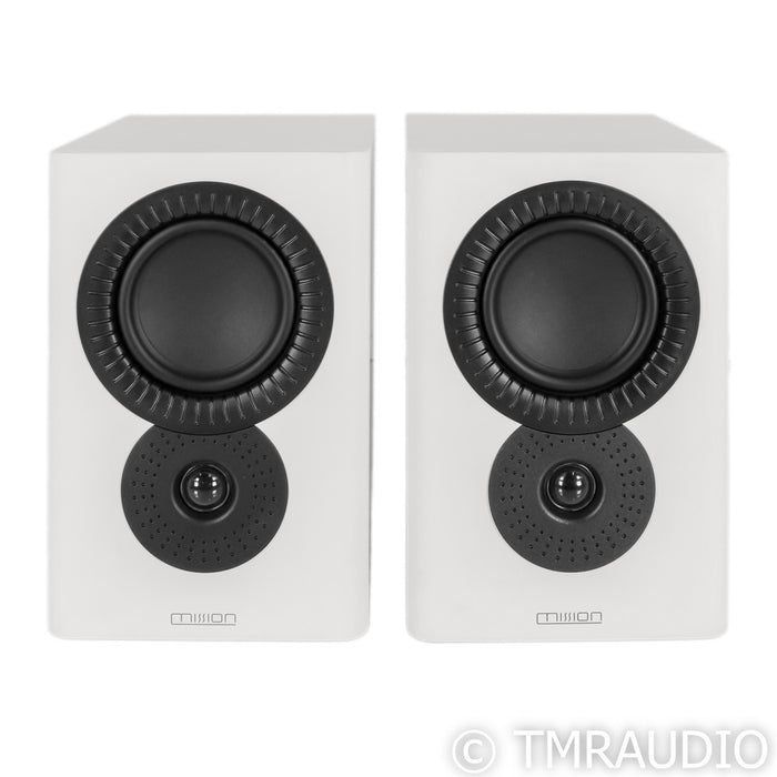 Mission LX Connect Powered Wireless Bookshelf Speakers; Hub; White Pair