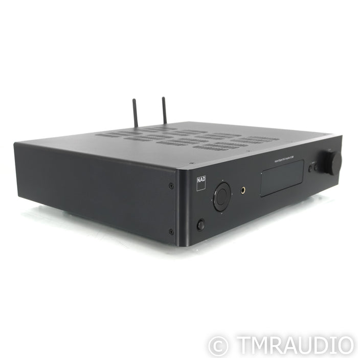 NAD C368 Stereo Integrated Amplifier w/ BluOS Module; MM Phono; Bluetooth; Black
