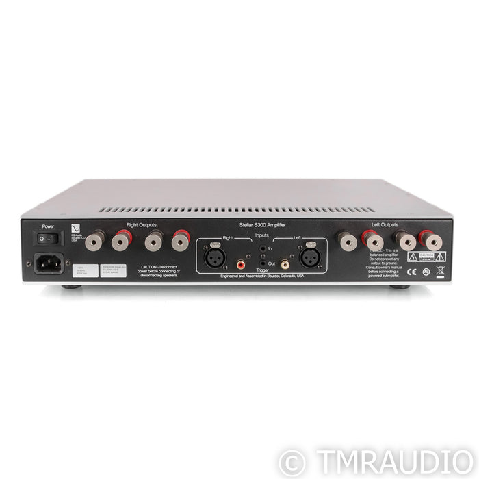 PS Audio Stellar S300 Stereo Power Amplifier; S-300; Silver (Used)