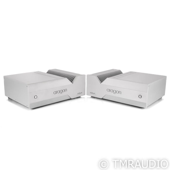 Aragon Iridium Mono Power Amplifiers; Silver Pair