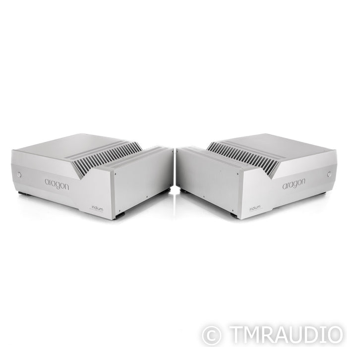 Aragon Iridium Mono Power Amplifiers; Silver Pair