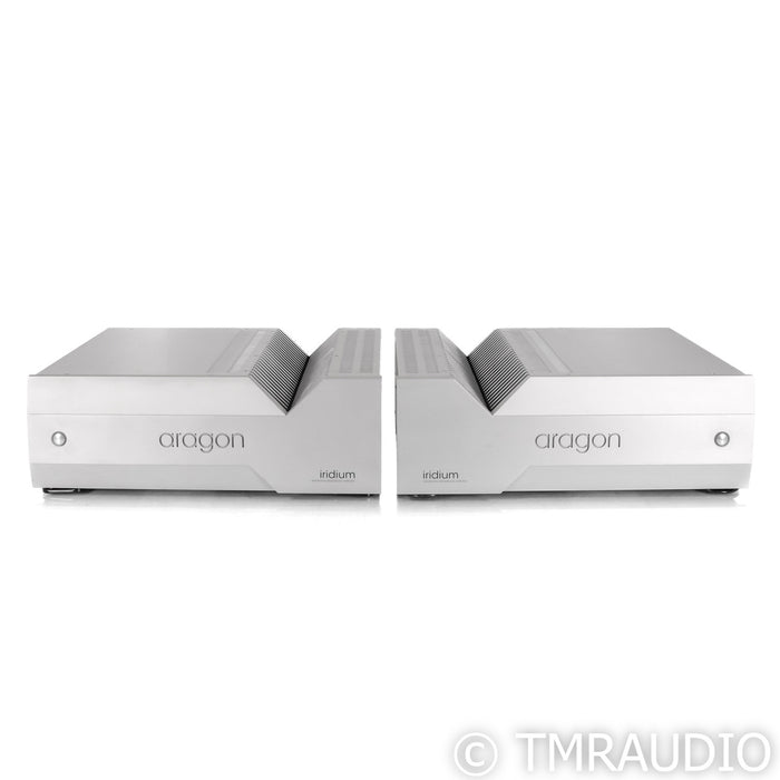 Aragon Iridium Mono Power Amplifiers; Silver Pair