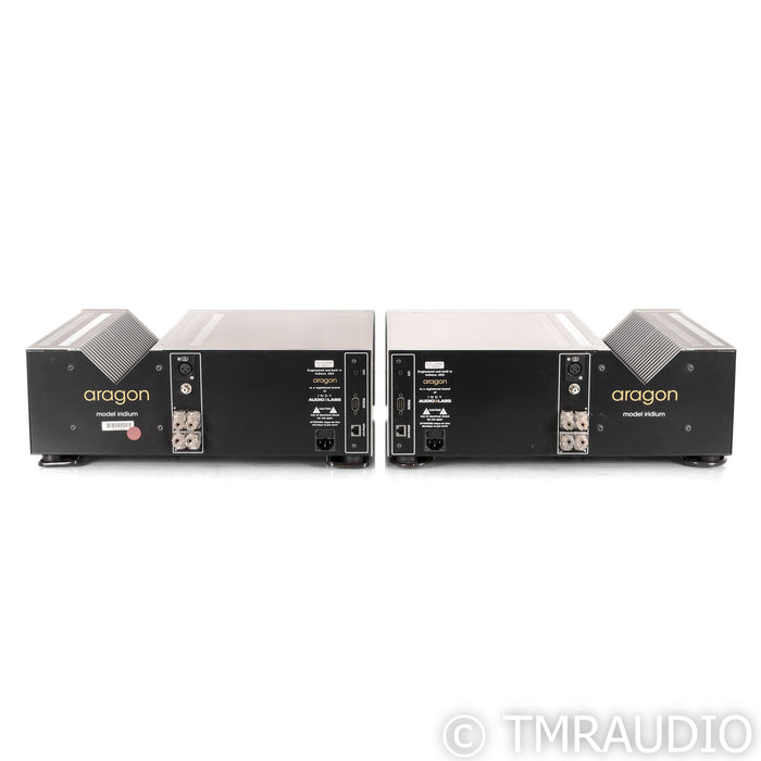 Aragon Iridium Mono Power Amplifiers; Silver Pair