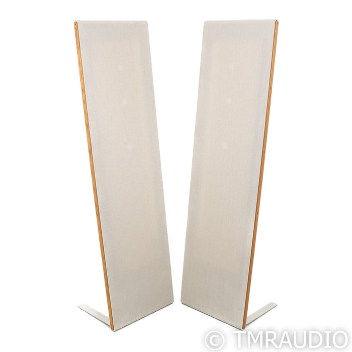 Magnepan MG .7 Planar Magnetic Floorstanding Speakers; Oak Pair w/ Off White Fabric