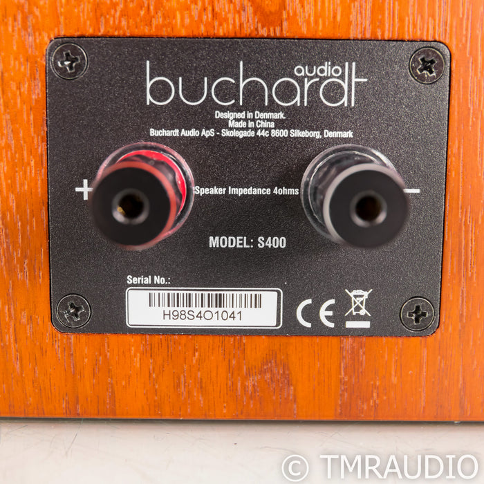 Buchardt S400 Bookshelf Speakers; Rosewood Pair