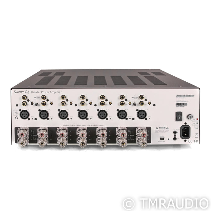 AudioControl Savoy G4 Seven Channel Power Amplifier; Black