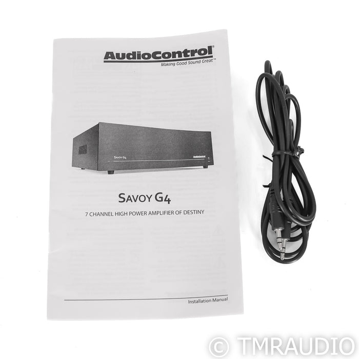 AudioControl Savoy G4 Seven Channel Power Amplifier; Black