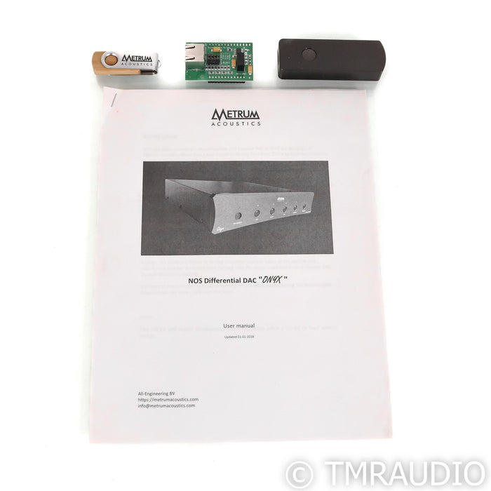 Metrum Acoustics Onyx DAC; D/A Converter; Black; DAC2 Modules
