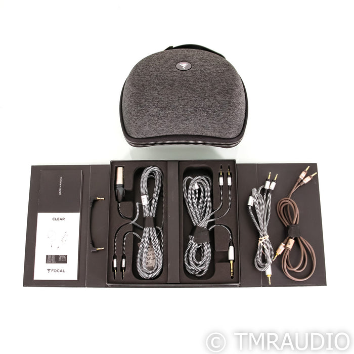 Focal Clear open-Back Headphones; Silver
