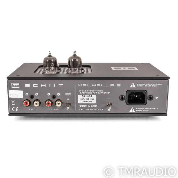 Schiit Valhalla 2 Tube Headphone Amplifier; Black