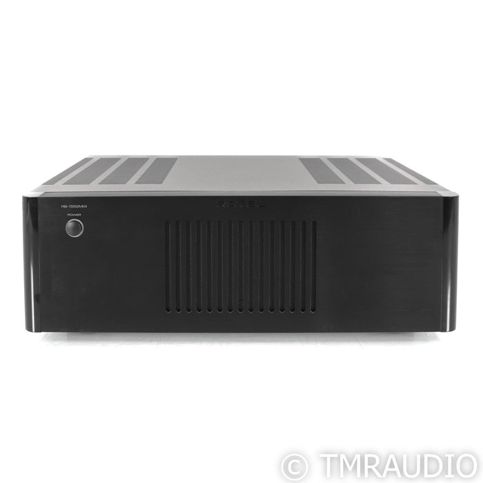 Rotel RB-1552 MKII Stereo Power Amplifier; RB1552; Black