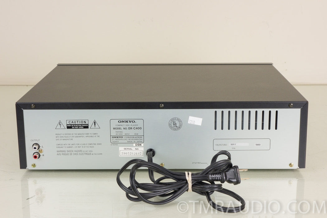 Onkyo DX-C400 6 Disc CD Changer