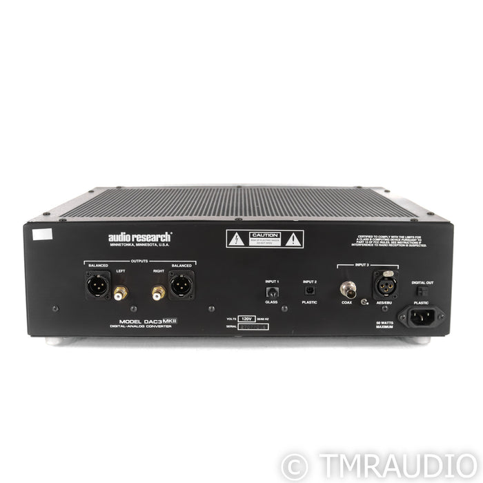 Audio Research DAC3 MKII Tube DAC; D/A Converter; Silver