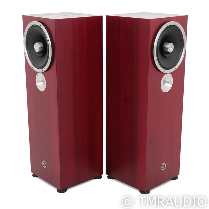 Zu Audio Omen Dirty Weekend MkII Floorstanding Speakers; Ruby Red Hickory Pair