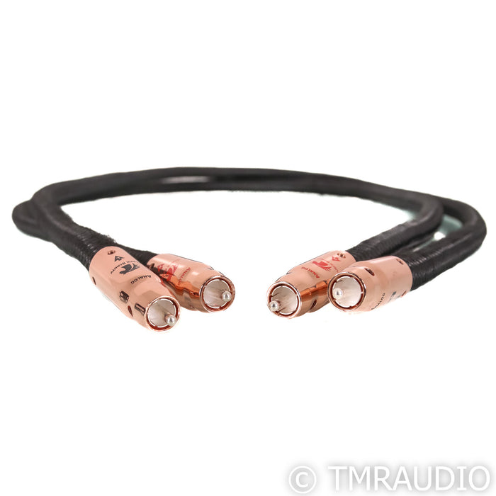 AudioQuest Black Beauty RCA Cables; 1m Pair Interconnects (Open Box)