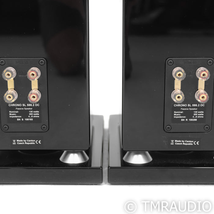 Canton Chrono SL 586.2 DC Floorstanding Speakers; Black Pair