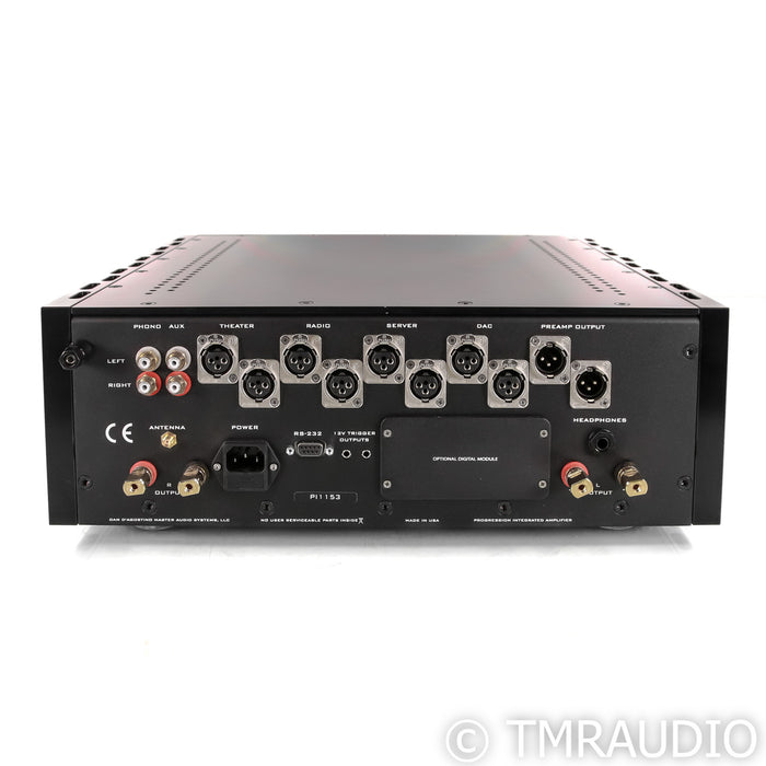 Dan D‚ÄôAgostino Progression Stereo Integrated Amplifier; Black; MM / MC Phono