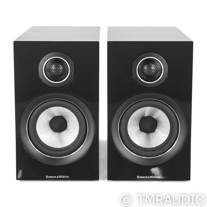 B&W 707 S2 Bookshelf Speakers; Piano Black Pair