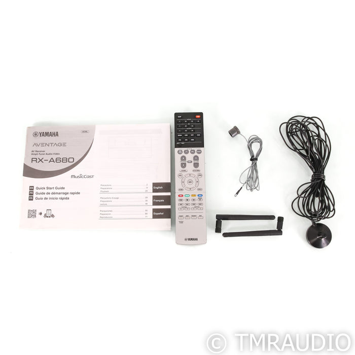 Yamaha RX-A680 7.2 Channel AV Receiver; Bluetooth; USB; Black