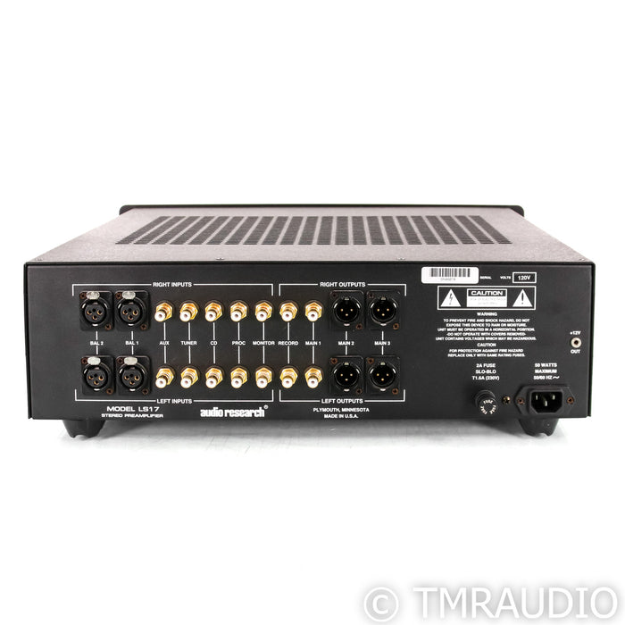 Audio Research LS17SE Stereo Tube Hybrid Preamplifier; LS-17SE; Black