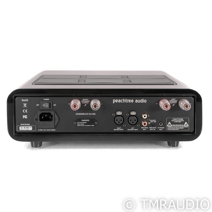 Peachtree GaN400 Stereo Power Amplifier; Black