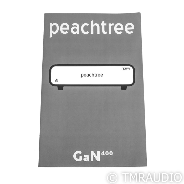 Peachtree GaN400 Stereo Power Amplifier; Black