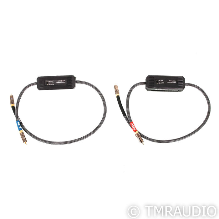 MIT Shotgun S3 RCA Cables w/ Adjustable Impedance Sys; 1m Pair Interconnects