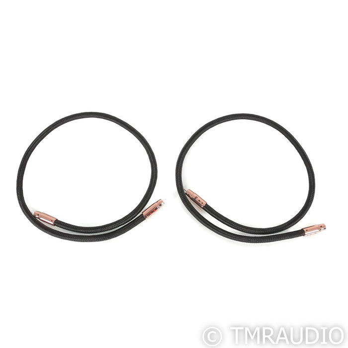 AudioQuest Black Beauty RCA Cables; 1m Pair Interconnects (Open Box)