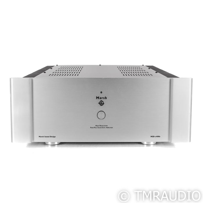 Marsh Sound Designs A400S Stereo Power Amplifier; Silver