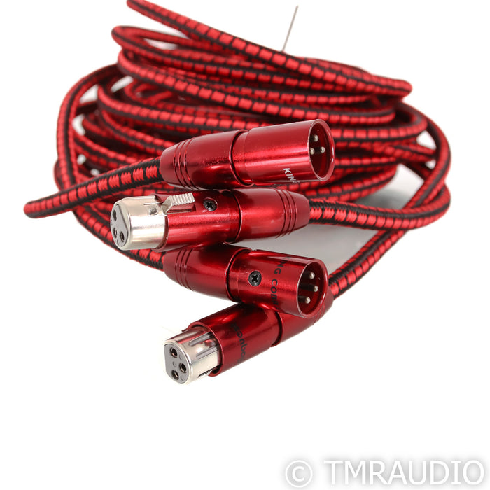 AudioQuest King Cobra XLR Cables; 5m Pair Balanced Interconnects