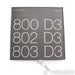 B&W 800 D3 Floorstanding Speakers; Rosenut Pair