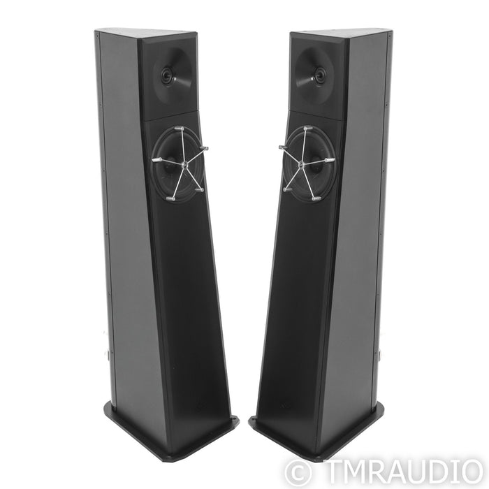 YG Acoustics Carmel Floorstanding Speakers; Black Pair; Gen 1