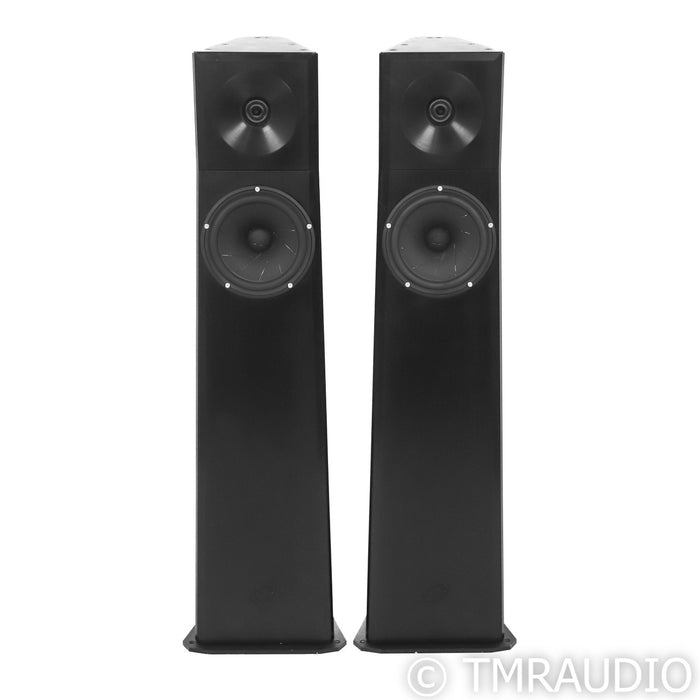 YG Acoustics Carmel Floorstanding Speakers; Black Pair; Gen 1