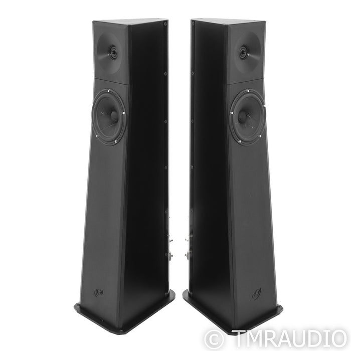 YG Acoustics Carmel Floorstanding Speakers; Black Pair; Gen 1