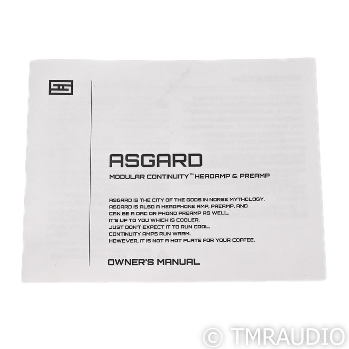 Schiit Audio Asgard 3 Headphone Amplifier; Black