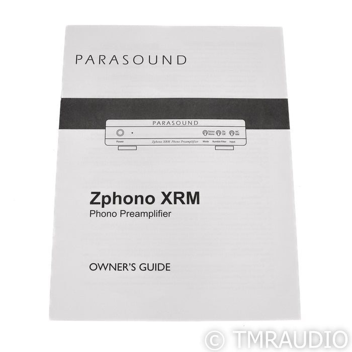 Parasound Zphono XRM MM / MC Phono Preamplifier