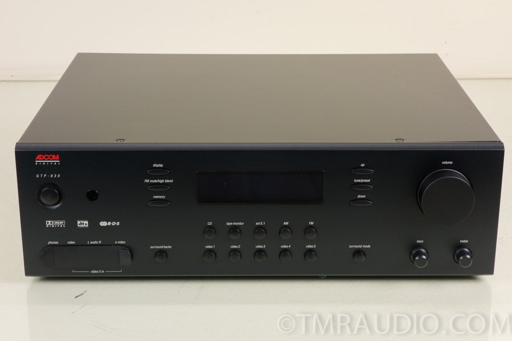 Adcom GTP-830 AC3 / DTS Stereo 5.1 Pre-Amplifier / Processor
