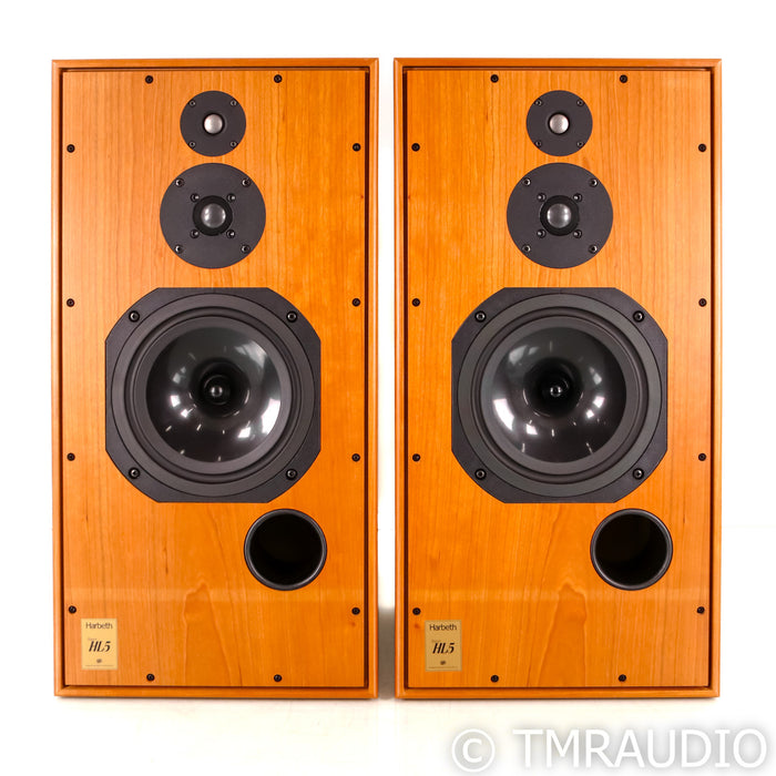 Harbeth Super HL5 Bookshelf Speakers; HL-5; Cherry Pair; 30th Anniversary
