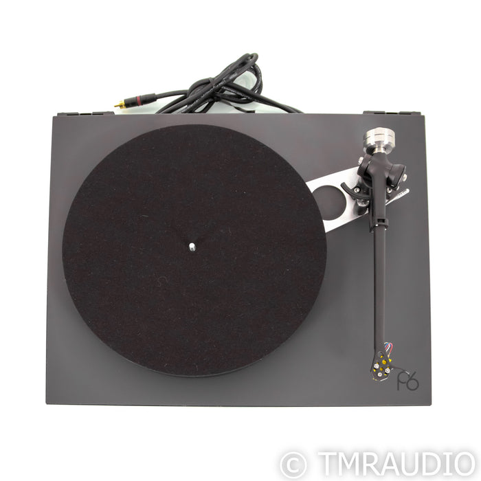 Rega Planar 6 Belt Drive Turntable; Rega Exact 2 MM Cartridge; Black