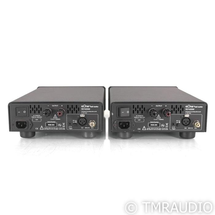 Bel Canto e.One REF600M Mono Power Amplifier; REF-600; Black Pair